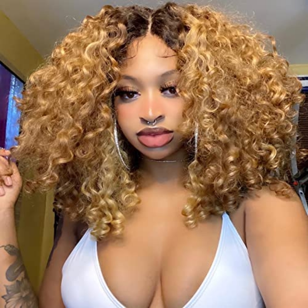 Ombre Big Curly Beauty Full Wig